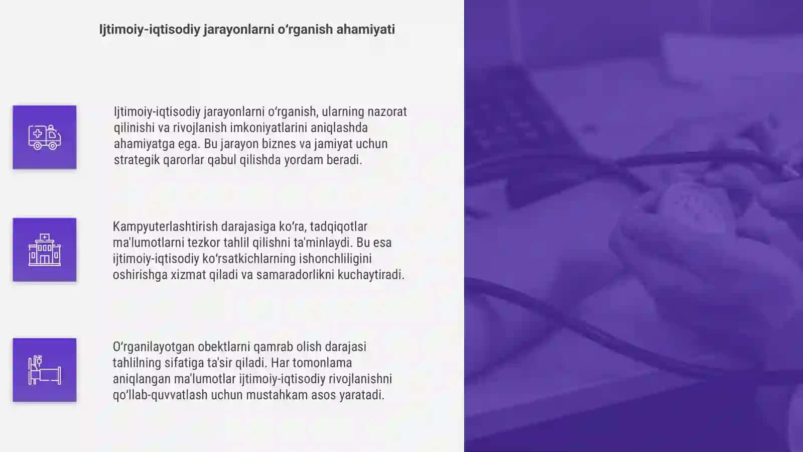 Kampyuterlashtirish darajasi boʻyicha ijtimoiy -iqtisodiy jarayonlarni oʻrganish 4