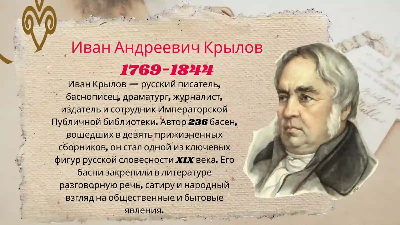 Басни Крылова 4
