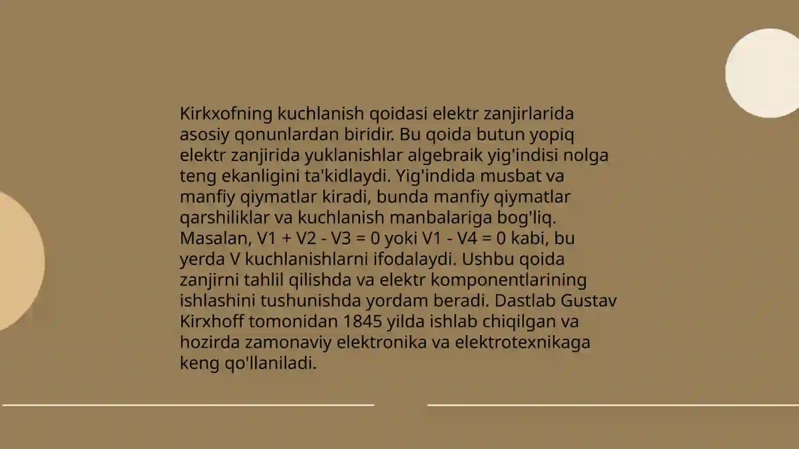 Kirxgof qoidalari 4