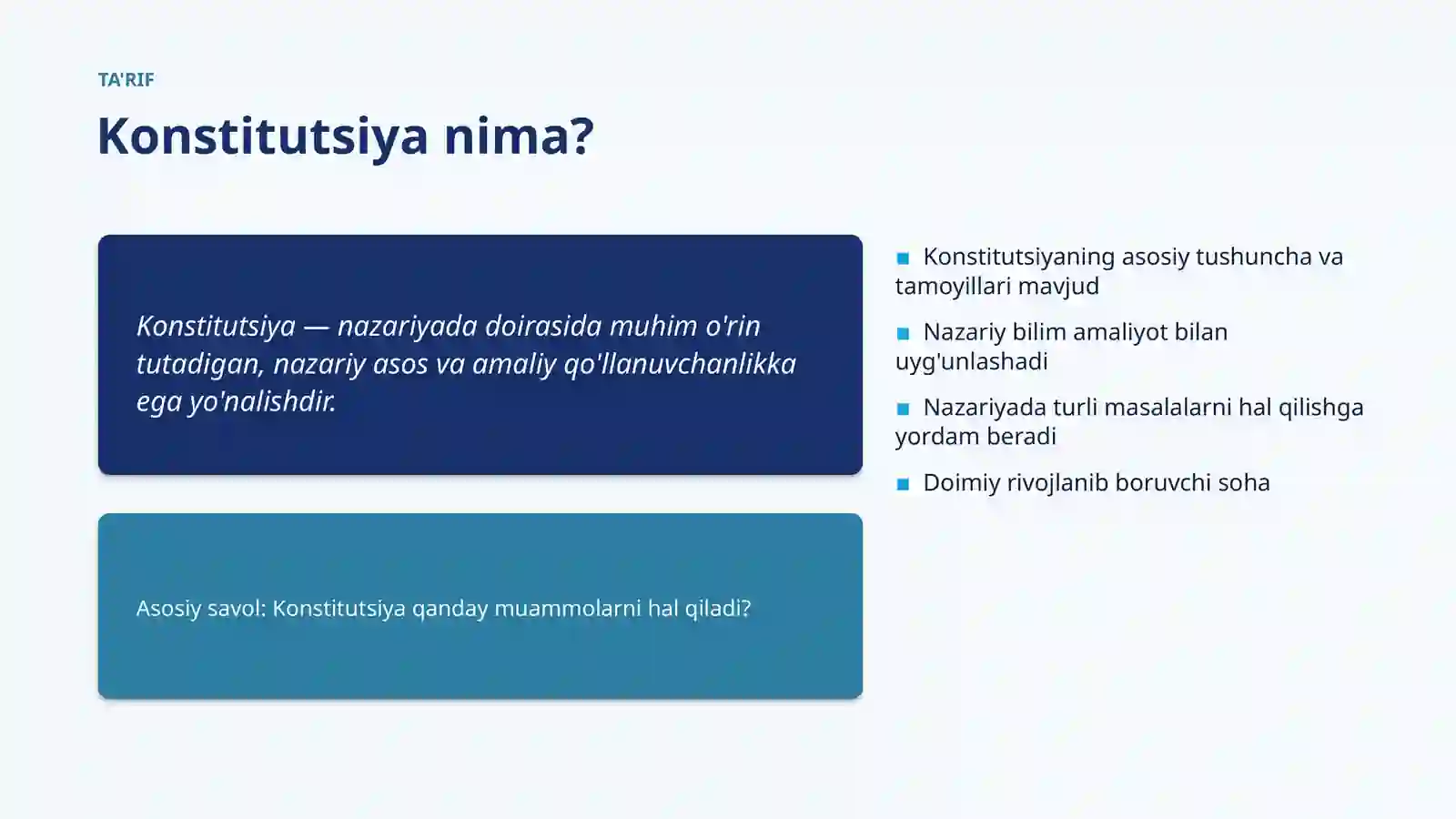 Konstitutsiya Ta'limi 4