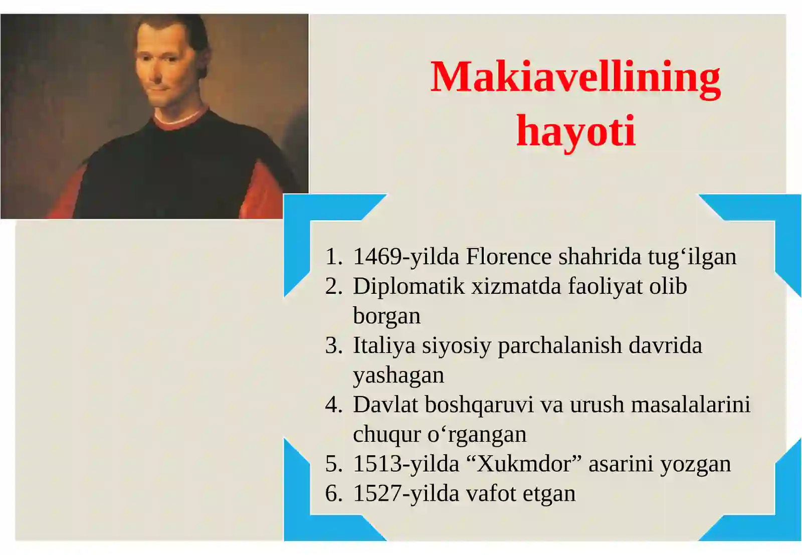Makiavellining“Xukmdor”asari 4