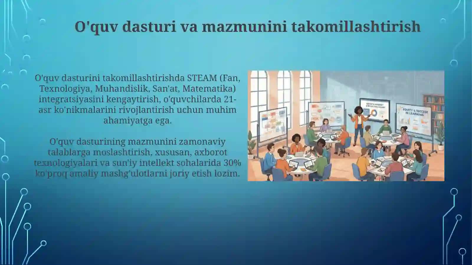 Oquv tarbiya jarayonini takomillashtirishning pedagogik shartlari 4