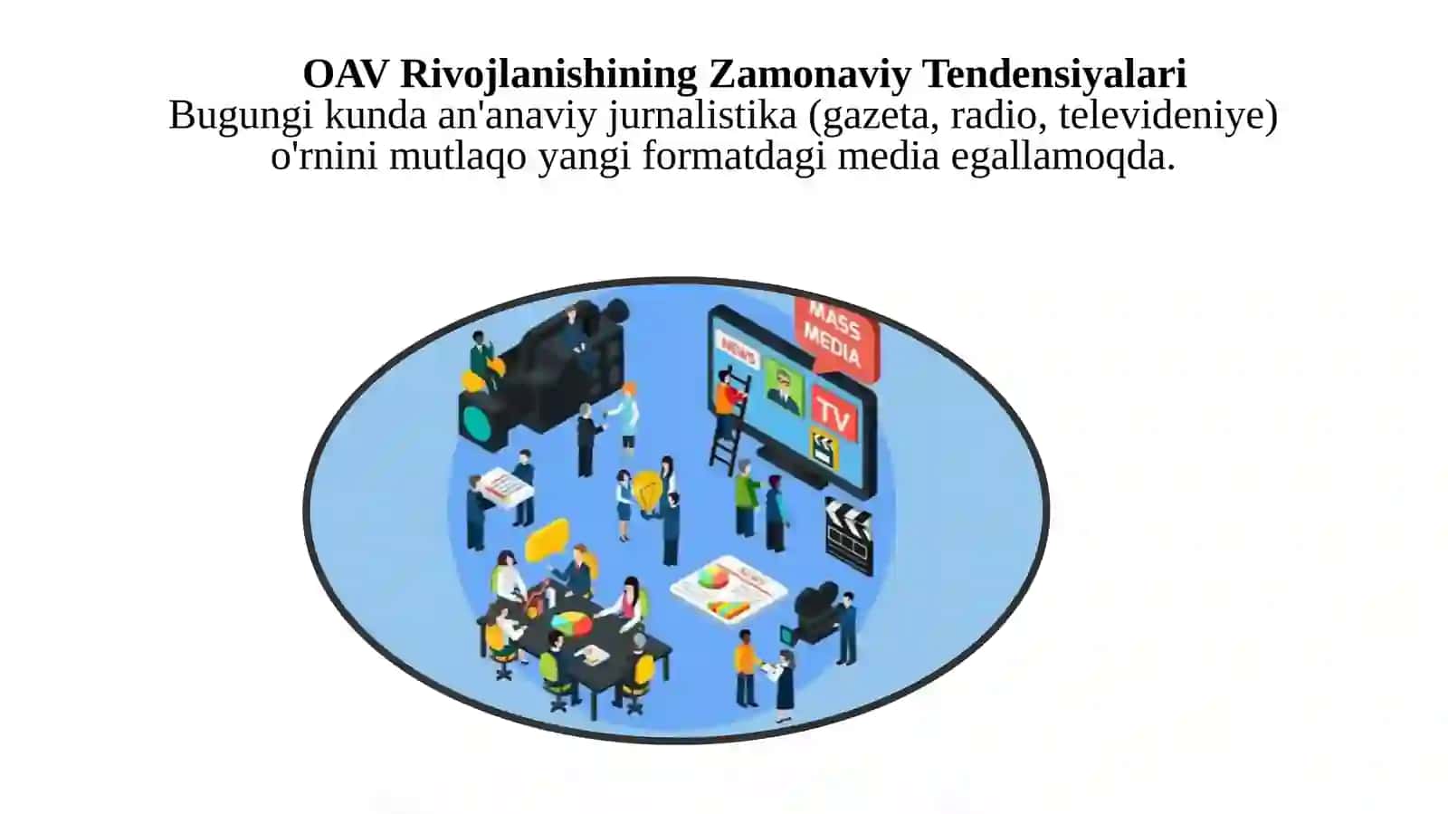 Ommaviyaxborotvositalari(OAV)rivojivamediata'limningtakomillashuvi 4