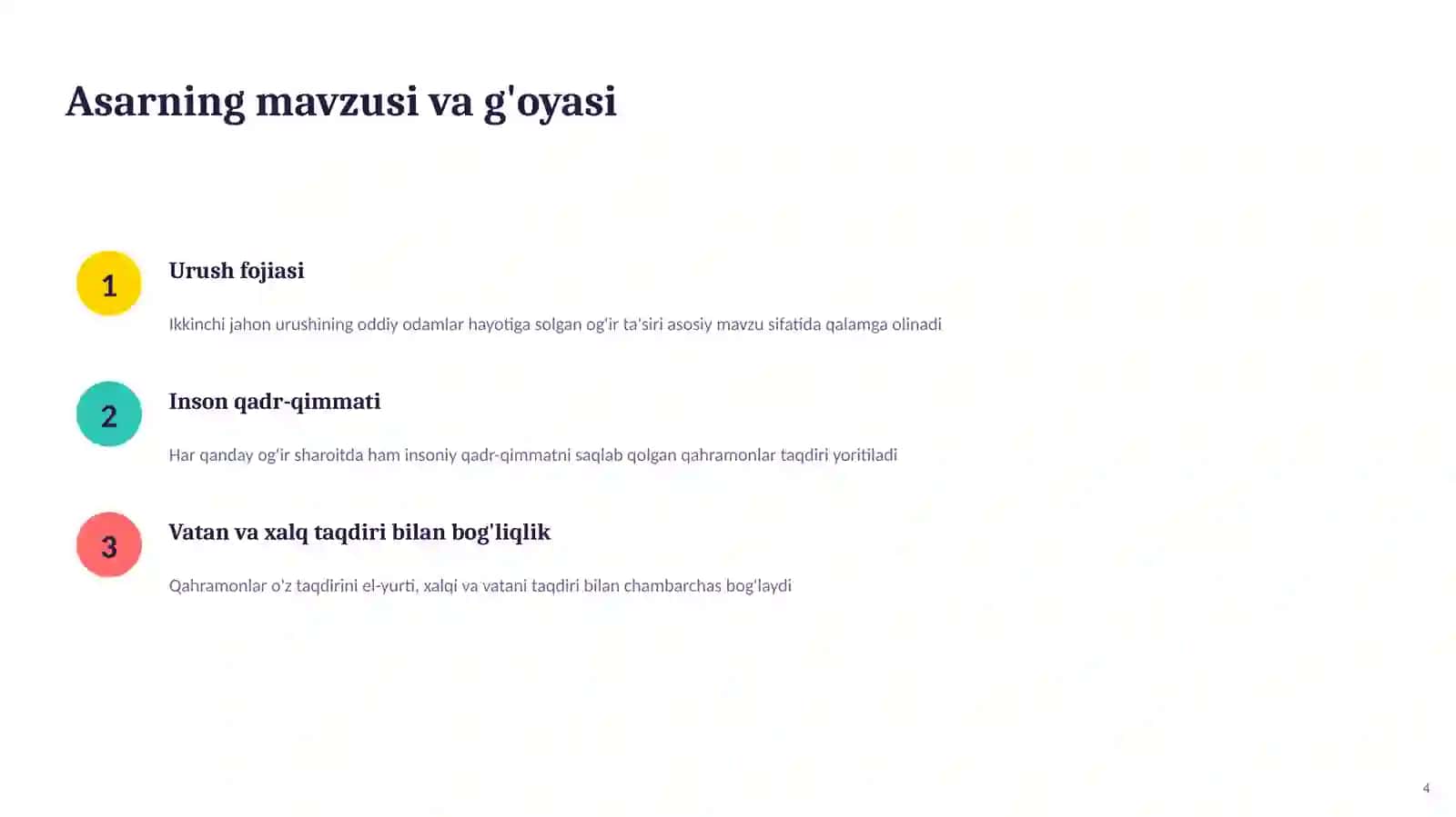 IKKI ESHIK ORASI 4