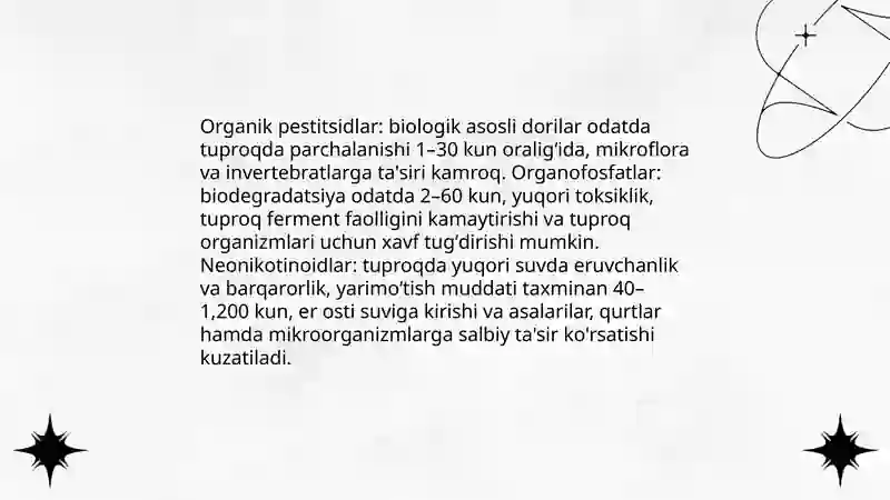 Tuproqlarni pestidsidlar bilan ifloslanishi va ularni oldini olish 4