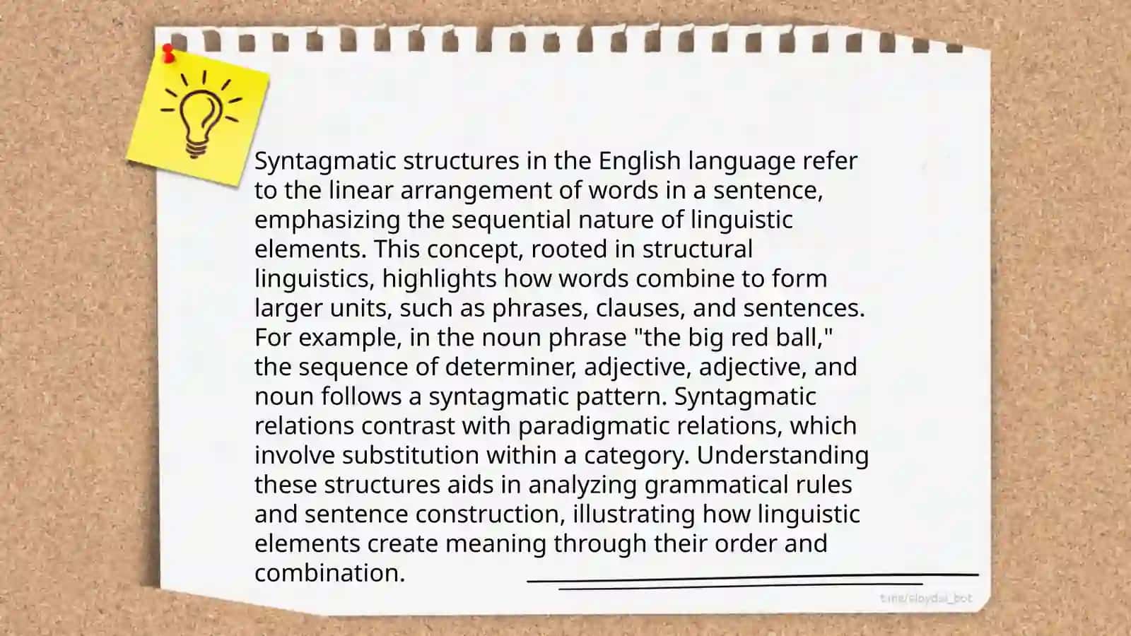 The role of paradicmatik and syntagmatic in studying the structure of word meaning 4