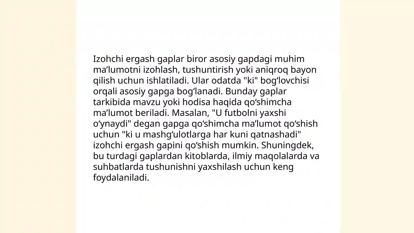 Ergashgan qo'shma gaplar 4