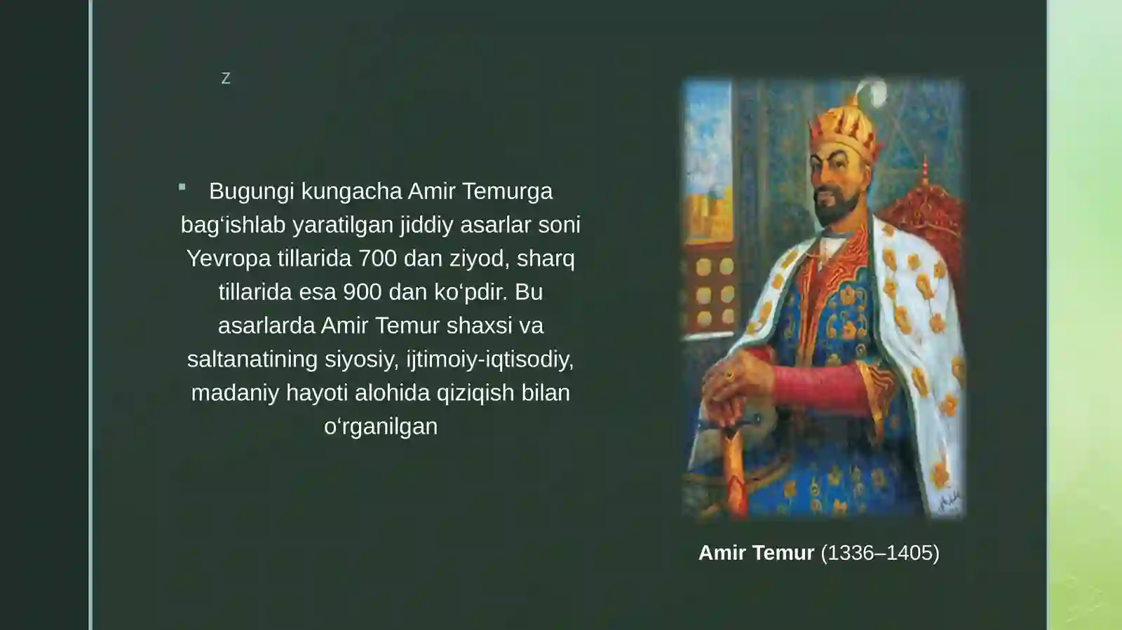 Amir Temur va Temuriylar davridagi iqtisodiy g'oyalar va iqtisodiy siyosat 4