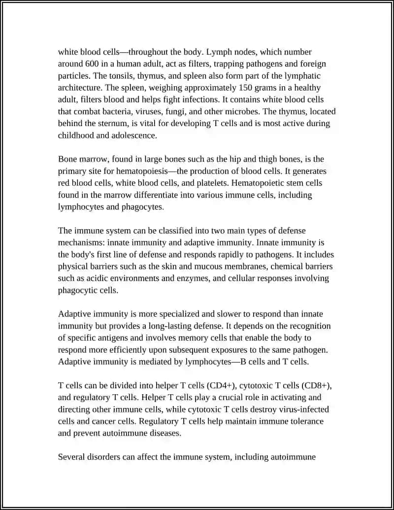 IMMUNE SYSTEM Overview 4