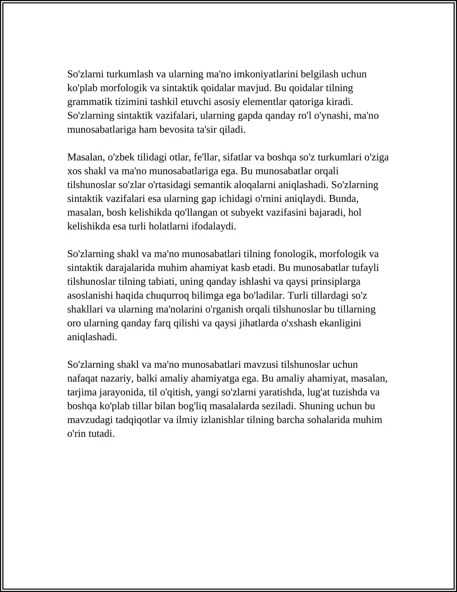 SOʻZLARNING SHAKL VA MA'NO MUNOSABATIDA KOʻRA TURLARINI OʻQITISHDA GRAMMATIK JADVALLARNING OʻRNI 4
