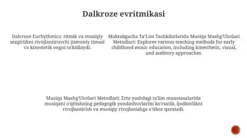 Maktabgacha Ta'lim Tashkilotlarida Musiqa Mashg'ulotlari Metodlari 4