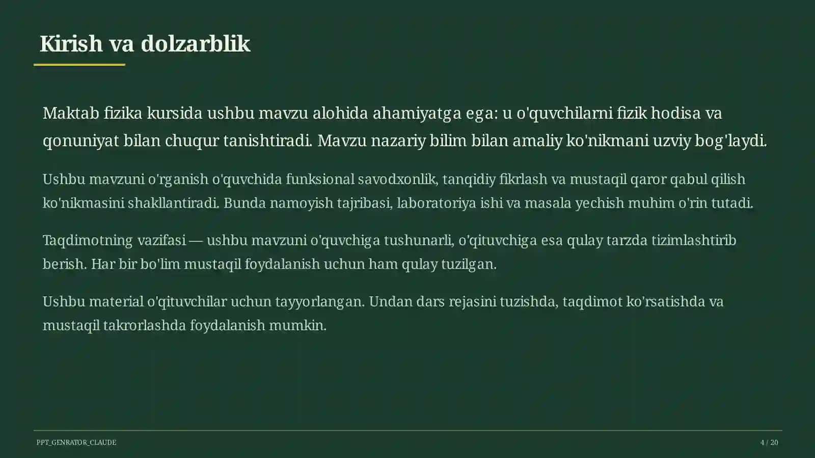 Geometrik optika: yorug'likning qaytishi va sinishi (11-sinf) 4