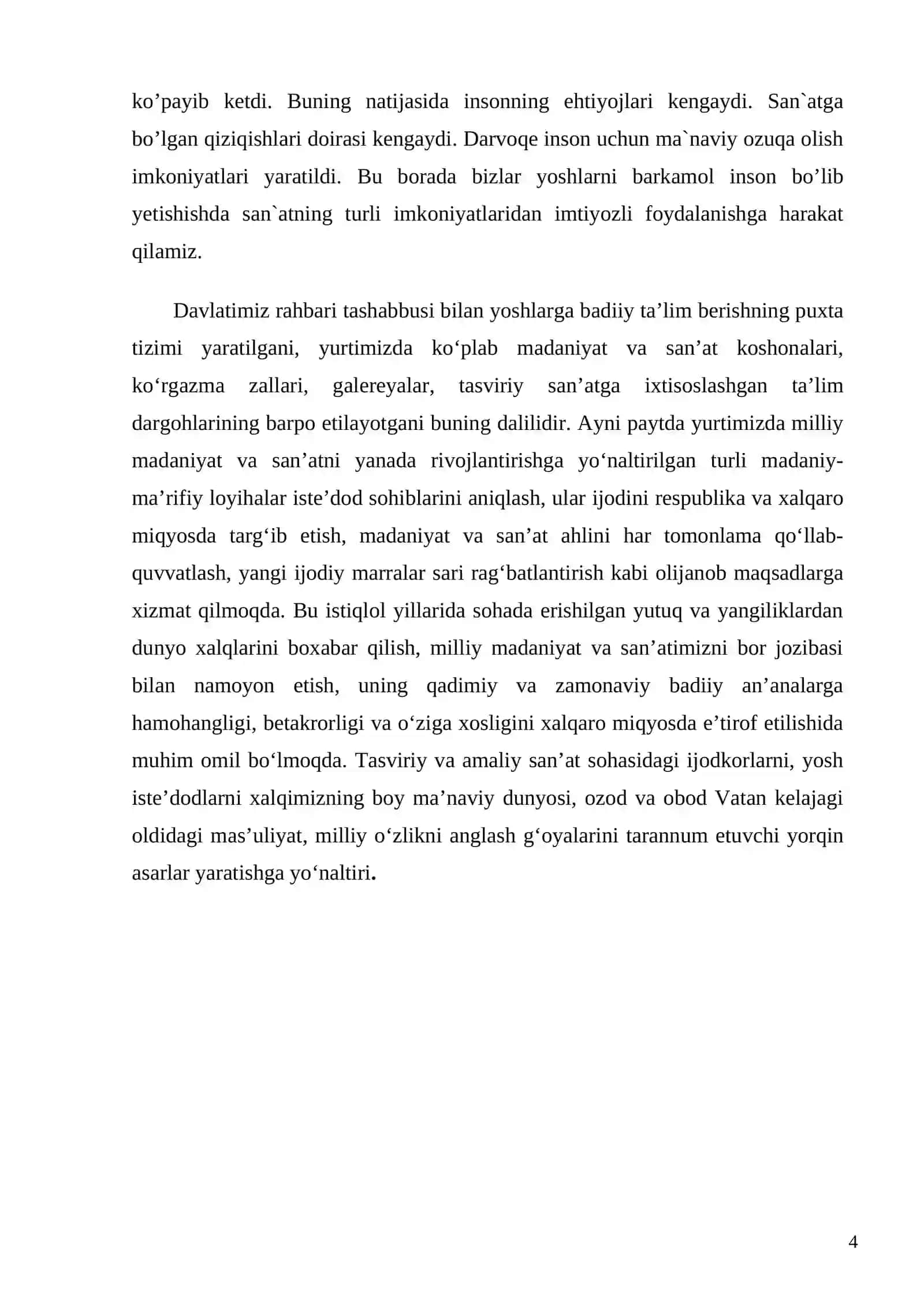 Milliy sopol va uy-ro’zgor buyumlaridan tashkil topgan natyurmort bajarish (moybo’yoqda) 4