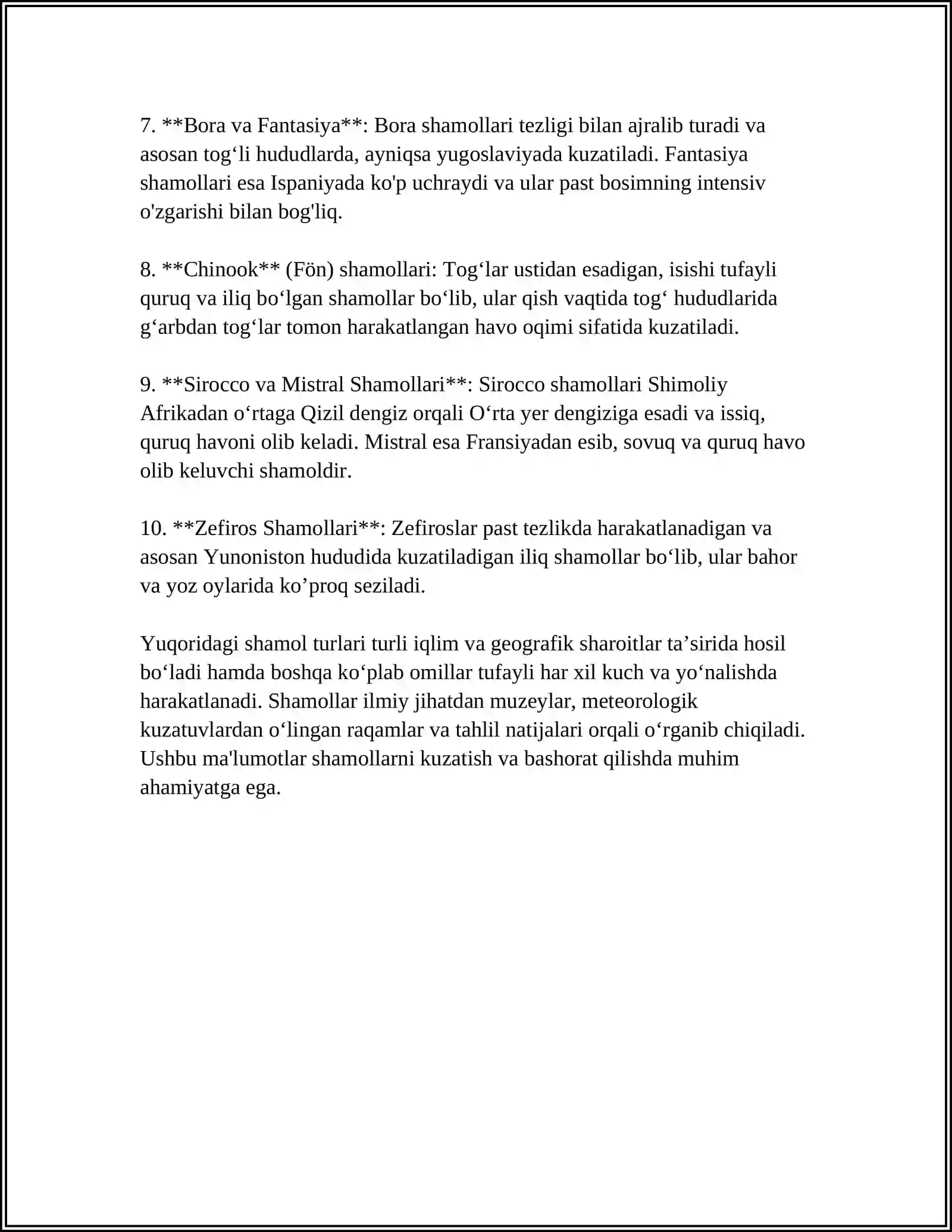 EOL-SHAMOL HARAKATI NATIJASIDA SODIR BOʻLADIGAN HODISALAR 4