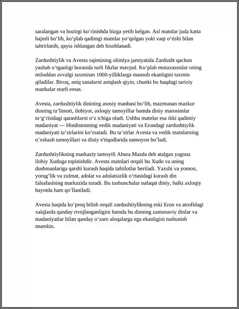 AVESTO 4