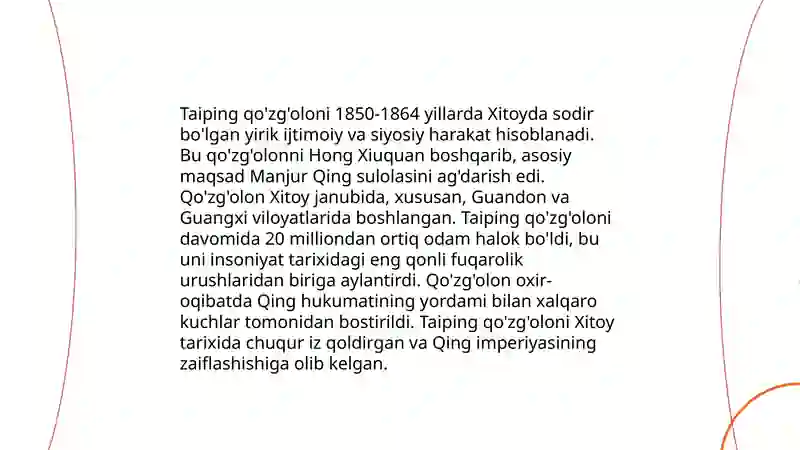 Qing sulolasining inqirozi 4