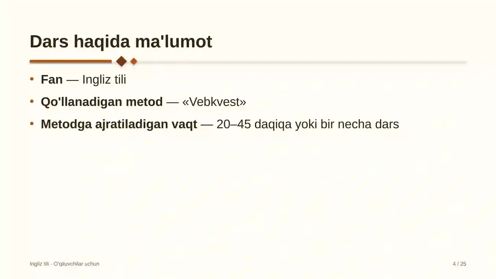 ingliz tili darslarida vebkvest metodidan foydalanish 1315 4