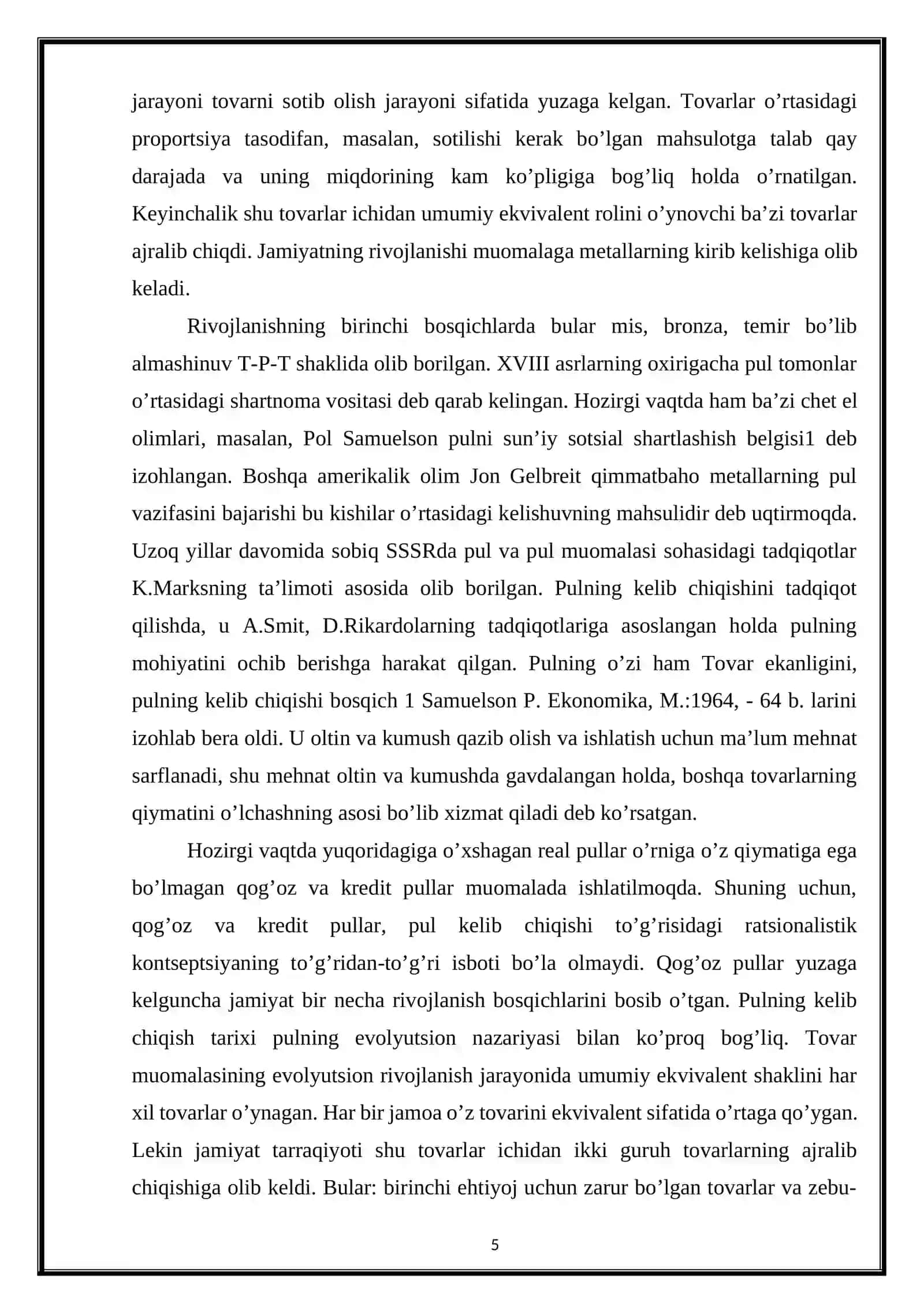 PUL TIZIMI VA UNING AMAL QILISHI 4