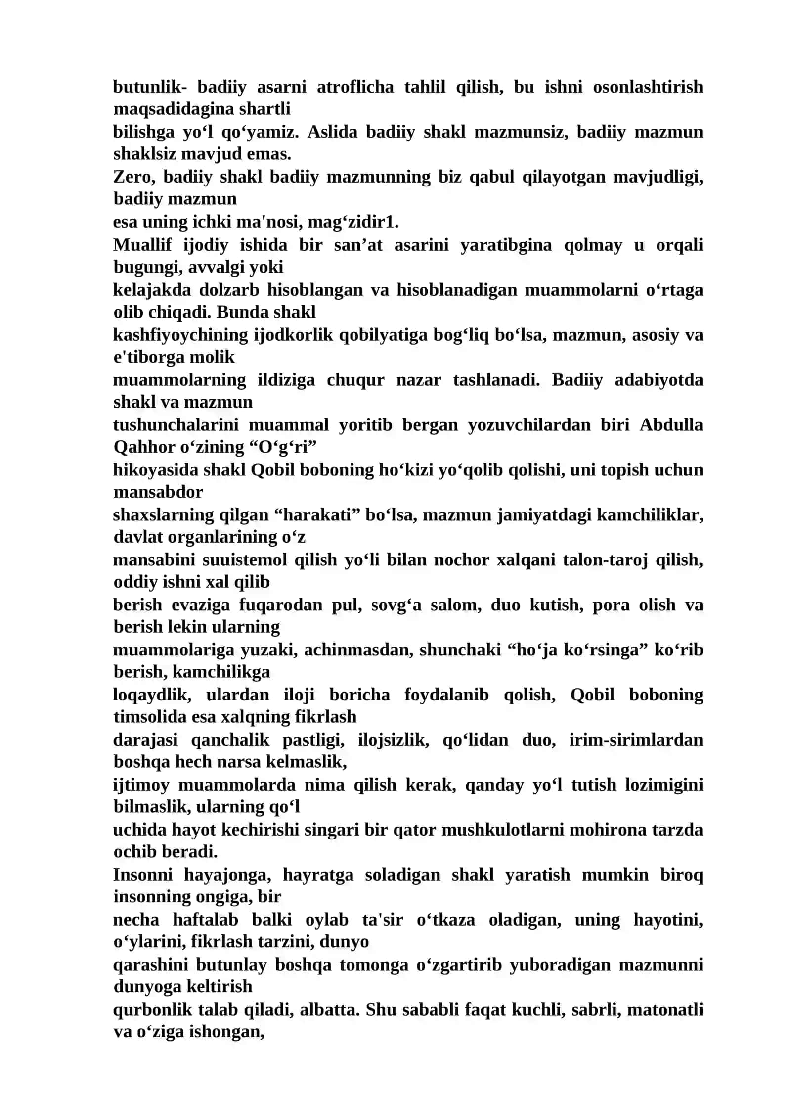 Adabiyotlikshunoslikka kirish va adabiyot nazariyasi kurs ishi 4