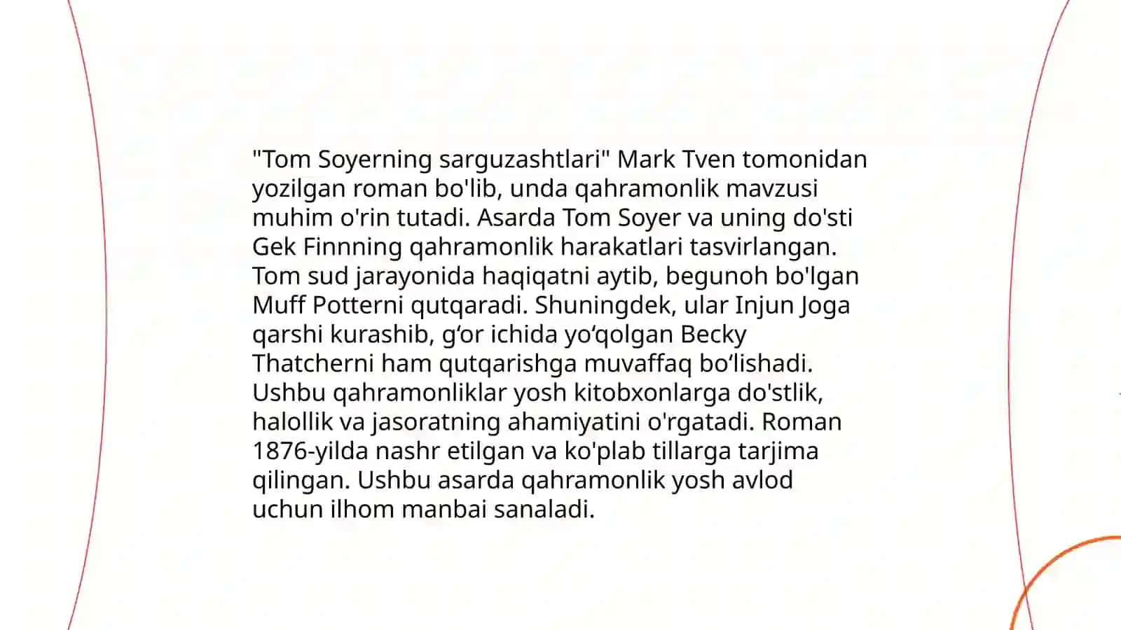 M.Tven, T.Drayzer va J.London ijodi, E.Xeminguey asarlarida inson matonati va iroda kuchining ifodasi 4
