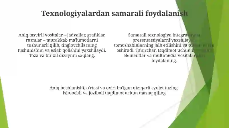 Presentation Development Techniques 4