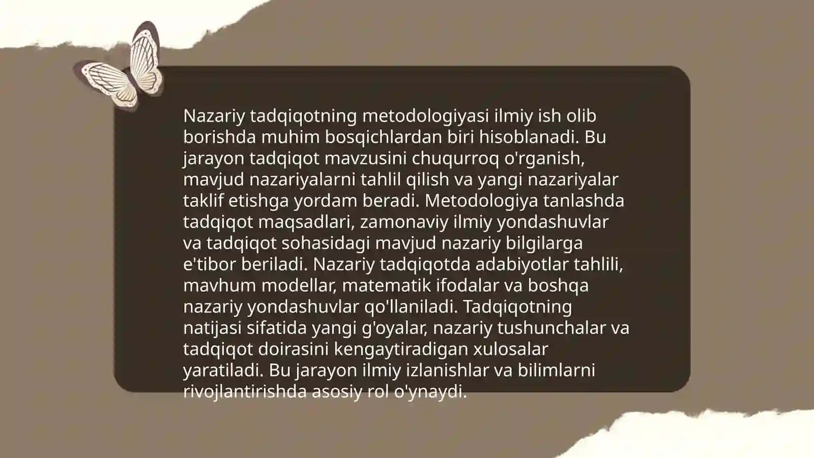 Nazariy tadqiqot: xususiyati, maqsadi va vazifalari 4