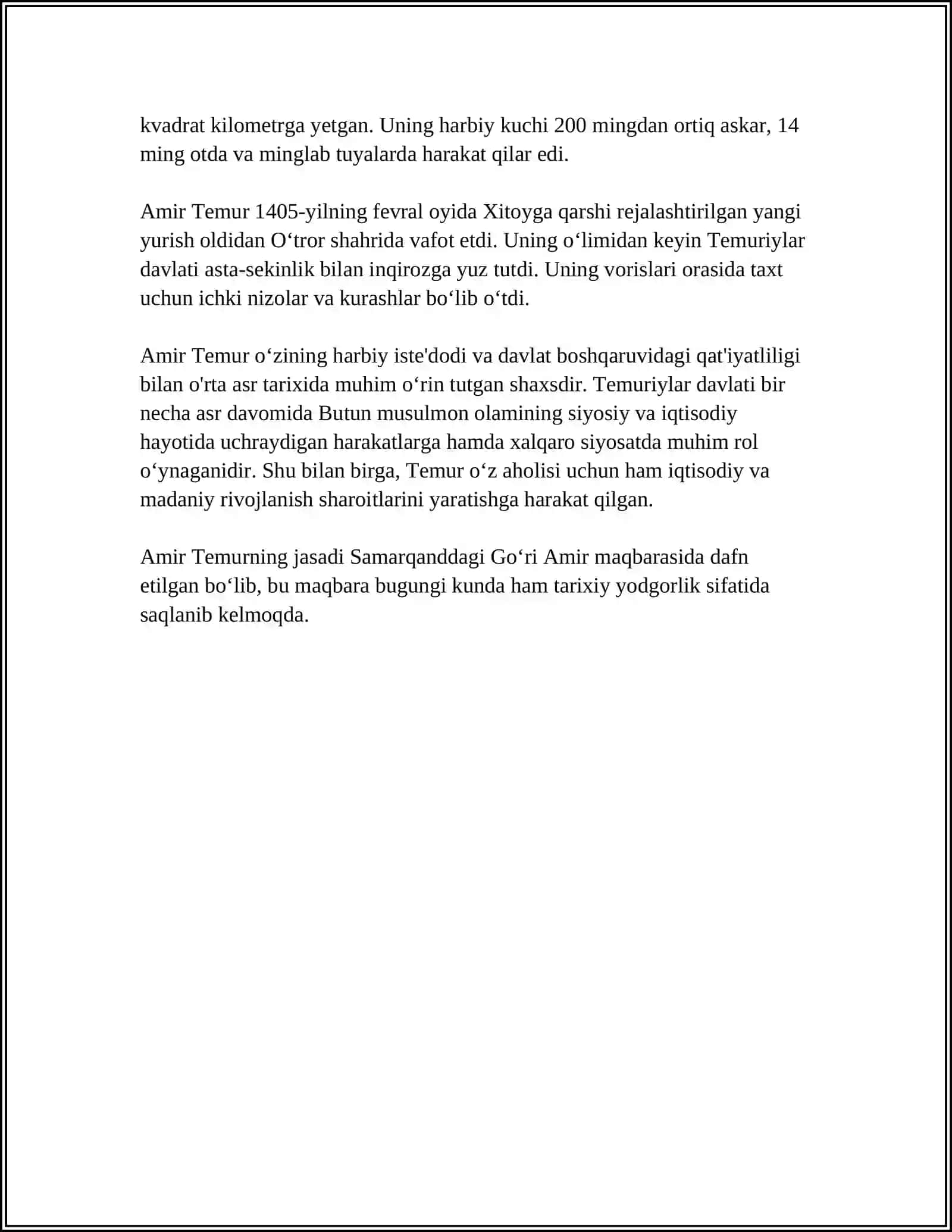 PIRIMQUL QODIROV " YULDUZLI TUNLAR" ROMANI 4