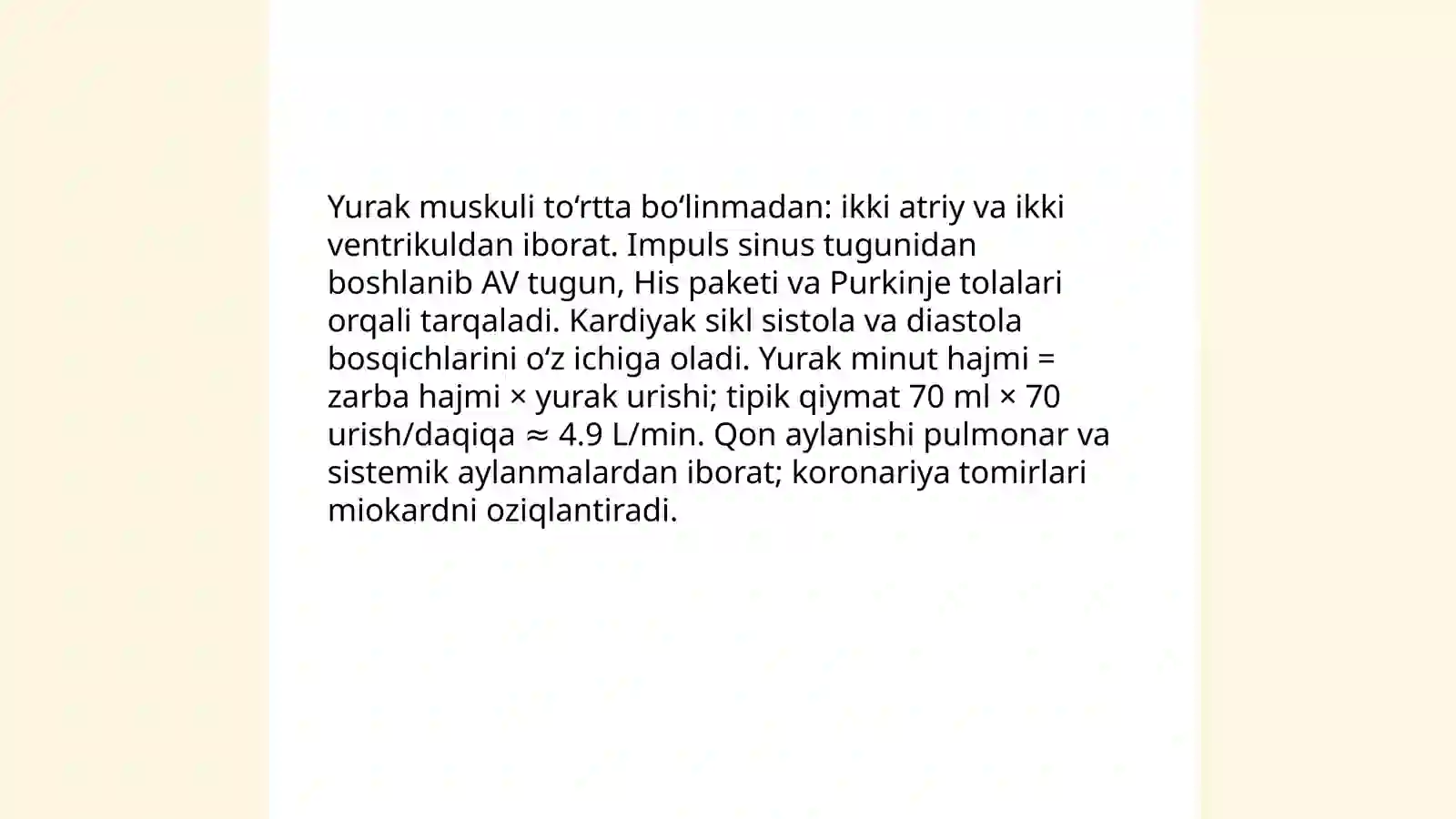 Yurak haqida 4