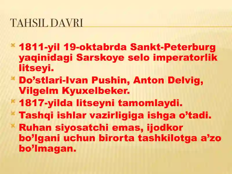 Aleksandr Sergeyevich Pushkin 4