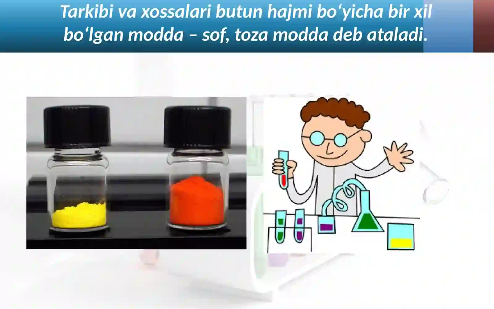 Sof modda va aralashma. 4