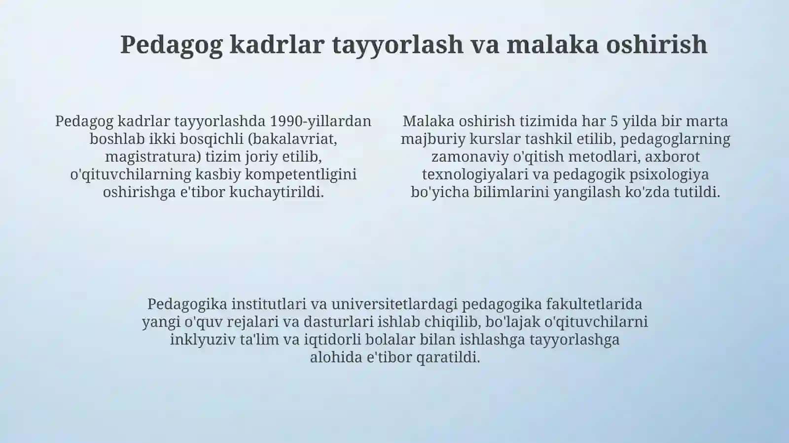 Mustqillik yillarida pedagogik fikrlar va voji 4