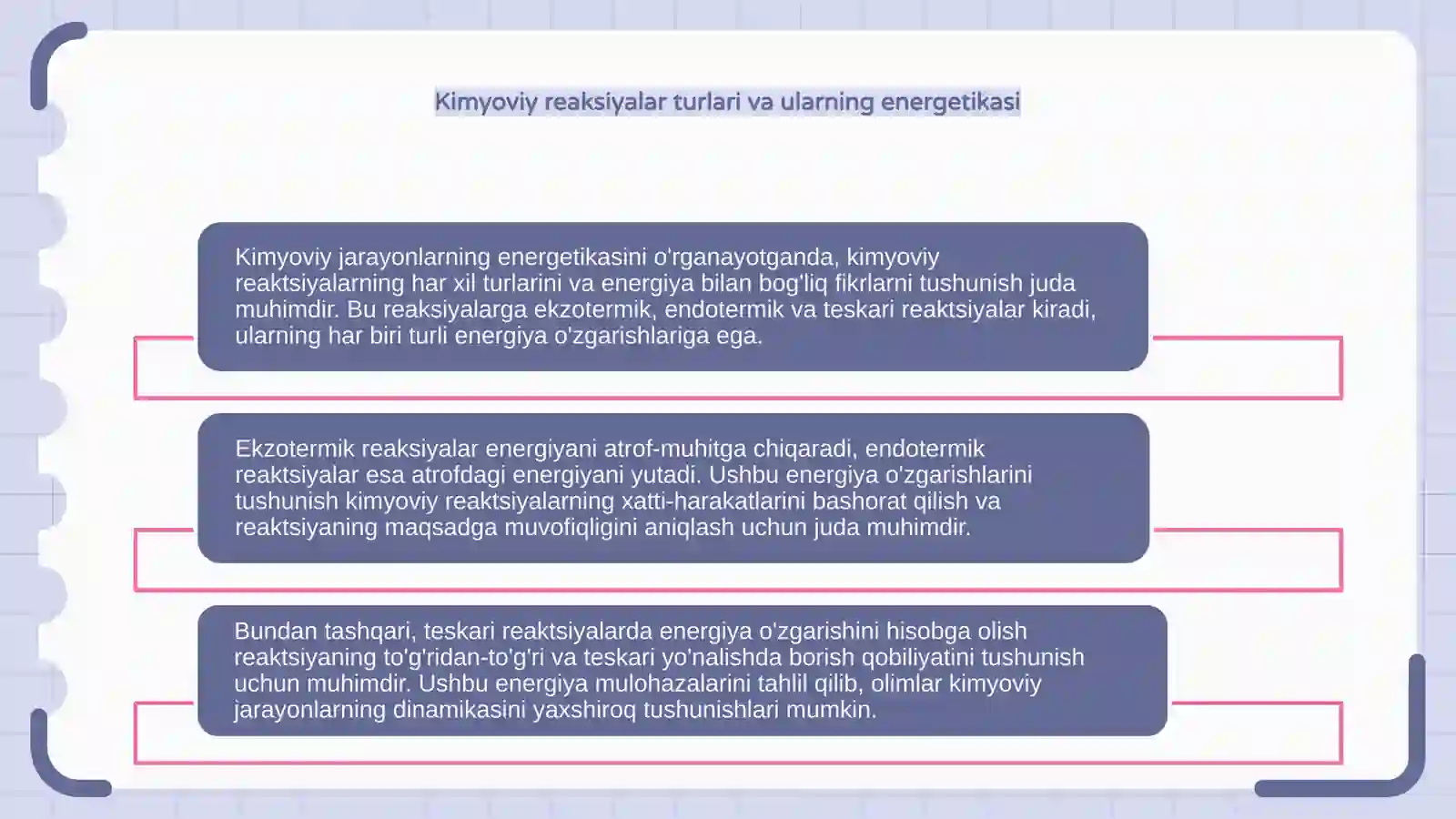 Kimyoviy jarayonlar energetikasi 4