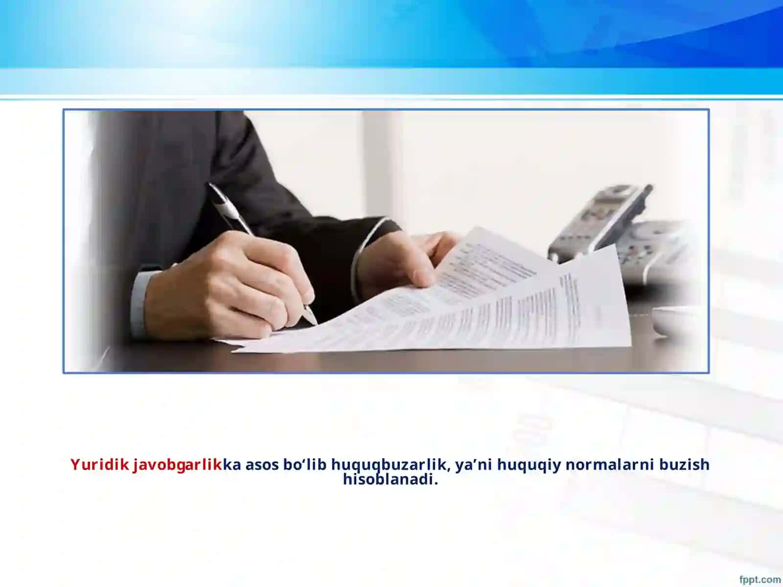 8-sinf O'zbekiston davlati va huquq asoslari fanidan 4