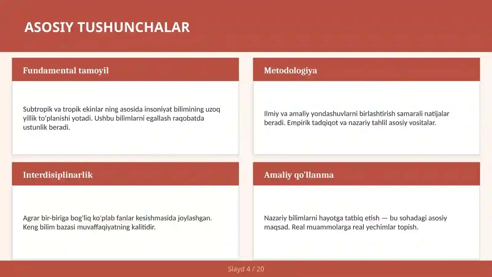 Subtropik va Tropik Ekinlar 4