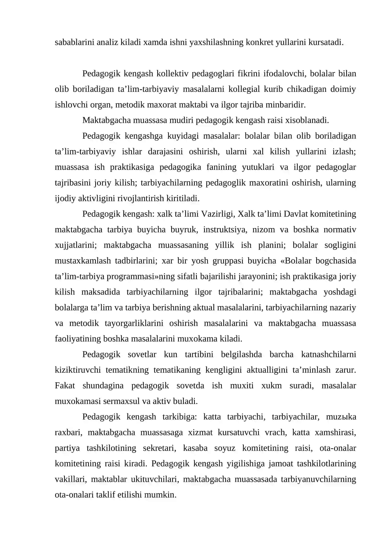 9-Amaliy mashg’ulot: Uslubchi va maktabgacha ta’lim muassasi tarbiyachilarini malakasini oshirish va attestatsiyadan o’tkazish 4