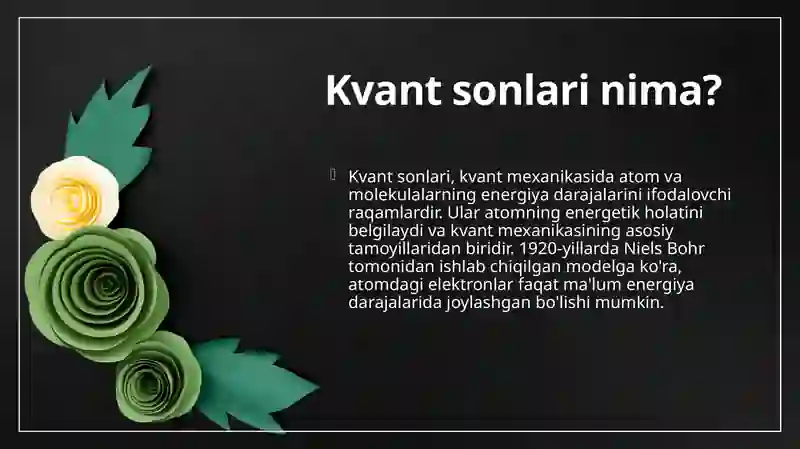 Kvant sonlari 4