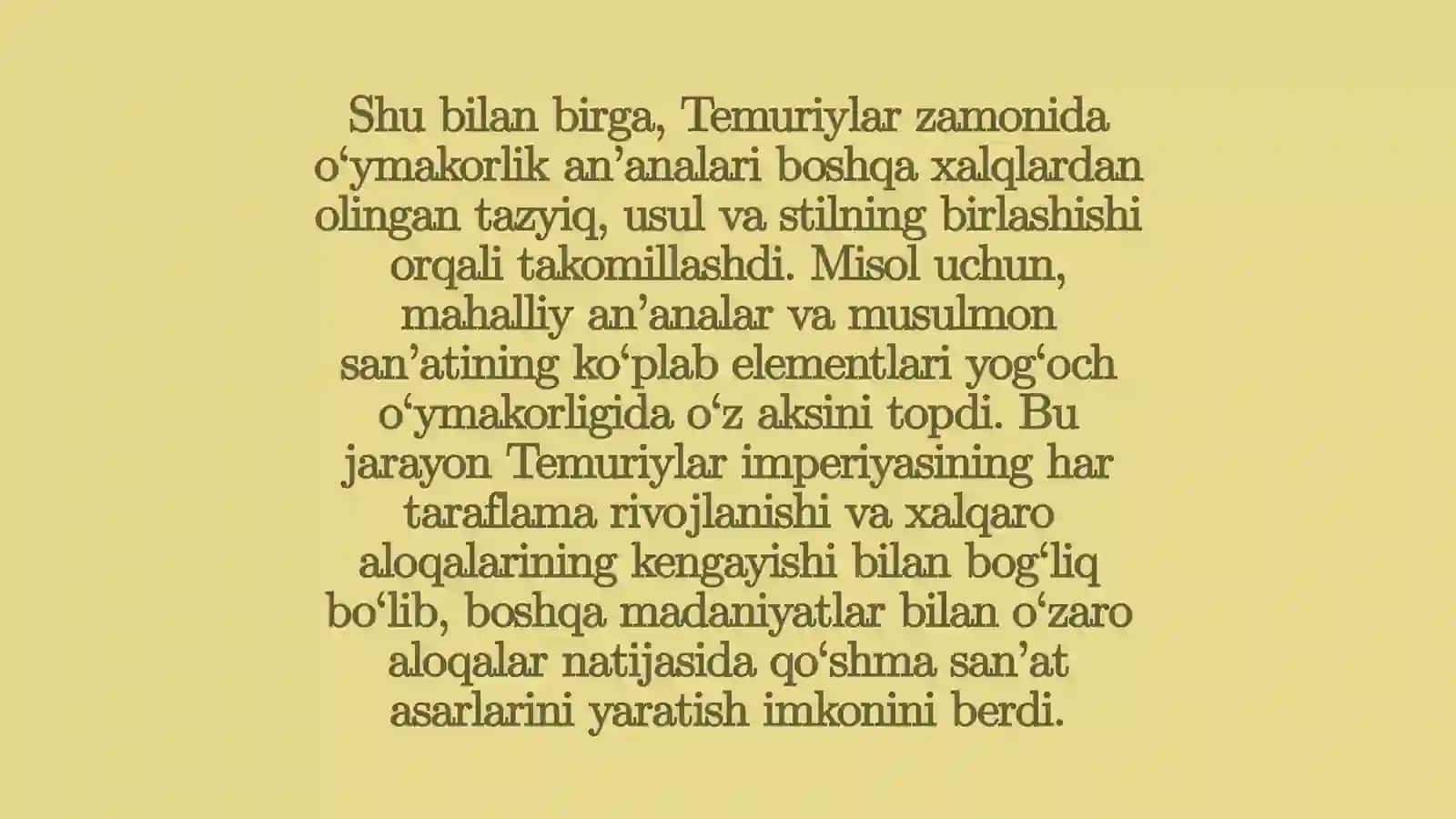 Temur va Temuriylar davri san'ati 4