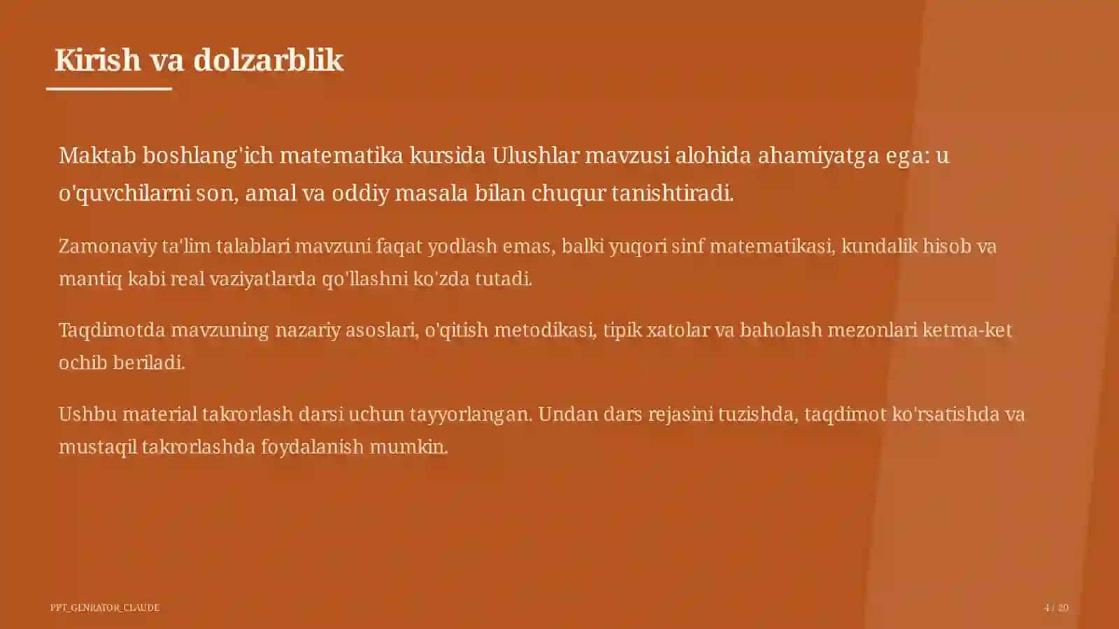 Ulushlar (3-sinf) 4