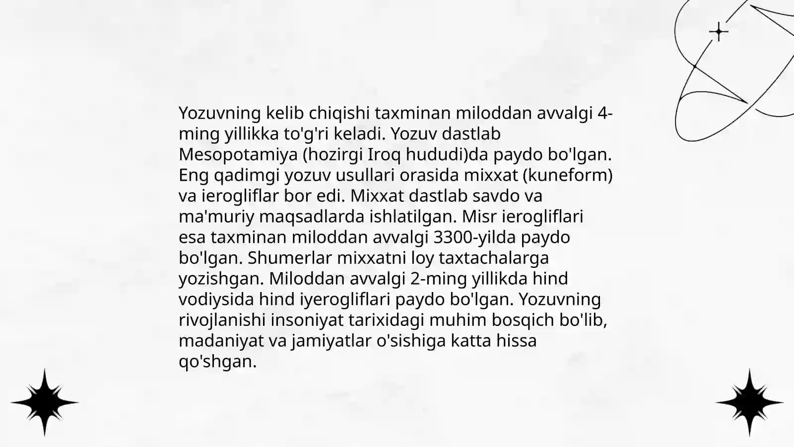 Til va yozuv masalalari 4