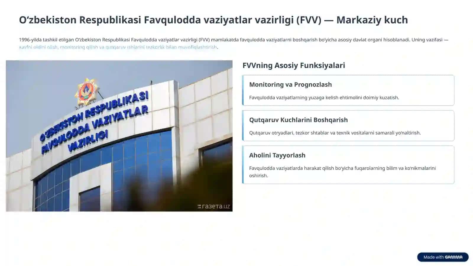 Favquloddavaziyatlardaqidiruv-qutqaruvishlarinitashkiletish 4