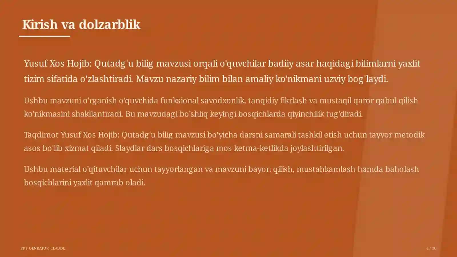 Qutadg'u bilig (6-sinf) 4