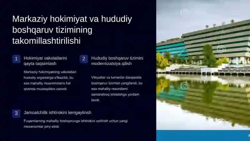 Mustaqillik yillarida davlat boshqaruvi tizimida amalga oshirilgan islohotlar 4