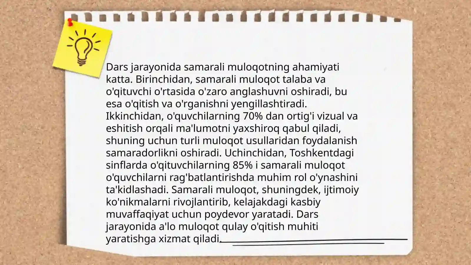 Muloqotning o'qituvchi kasbiy mahoratidagi o'rni 4