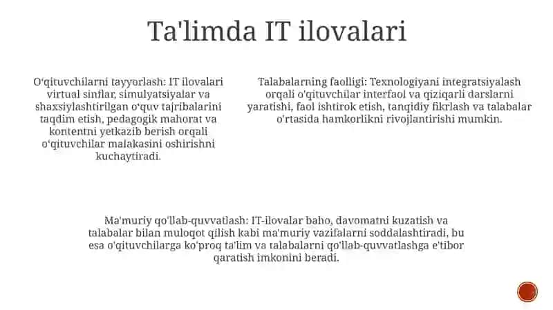 Pedagogik Kompitentlikni Shakllantirishda Axborot Texnologiyalari 4