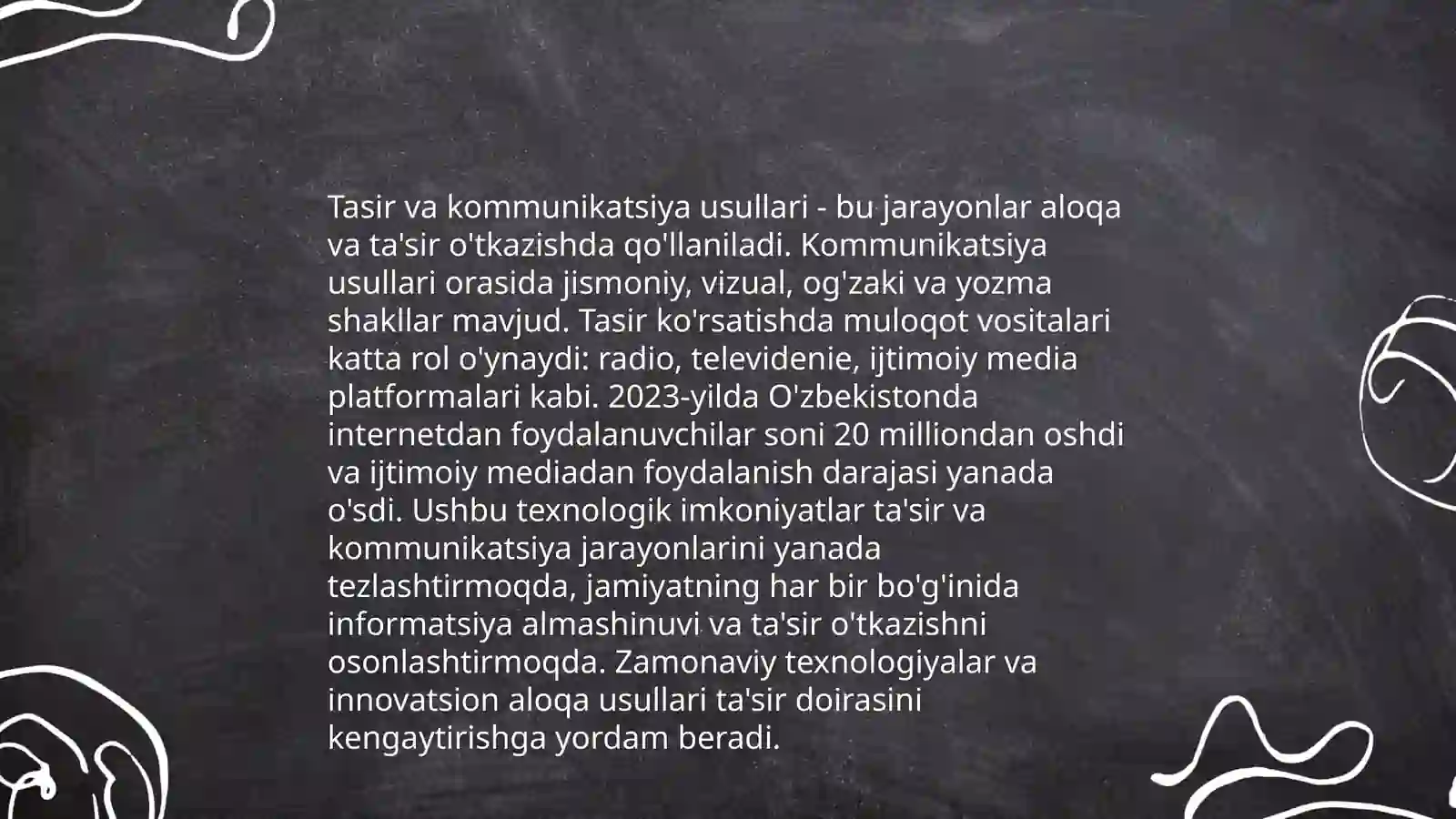 Tasir ko'rsatish 4