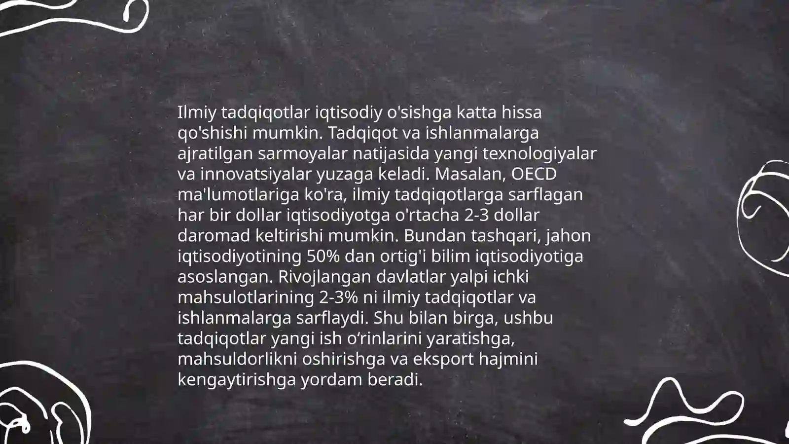 Ilmiy tadqiqotlarning joriy etilish samarasi 4
