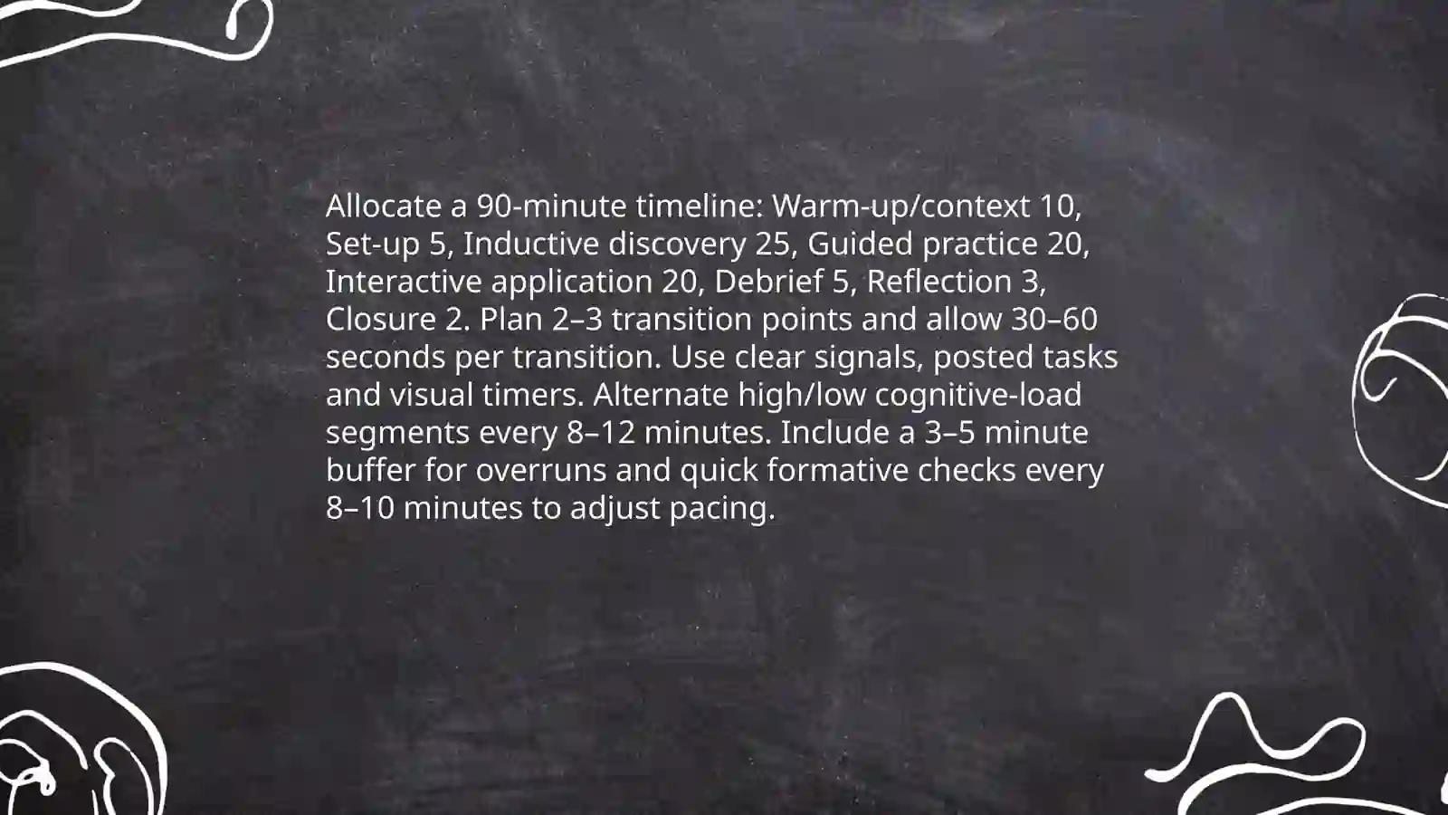 Designing a 90- minute learner-centered, interactive, inductive lesson plan 4