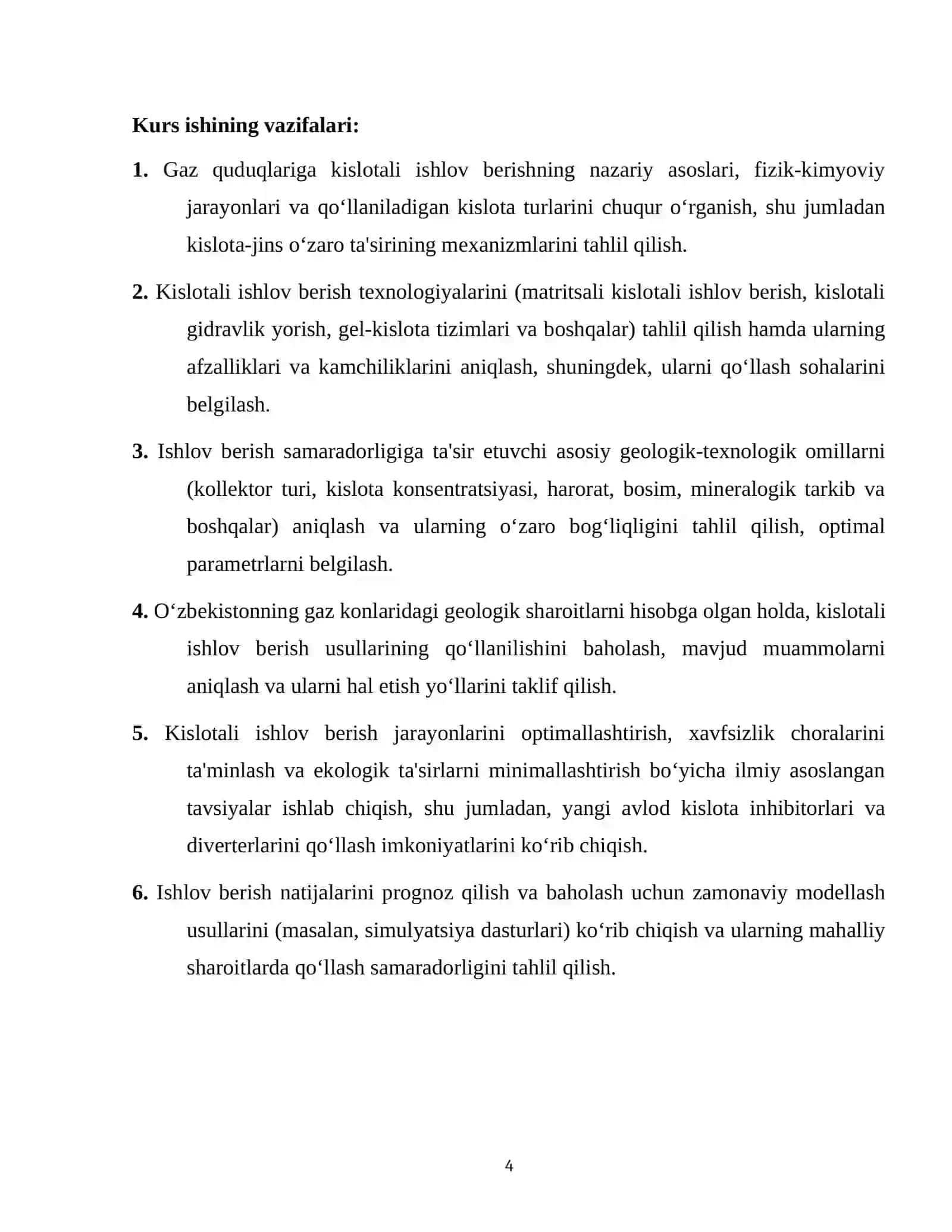 Gaz quduqlariga kislotali ishlov berish 4