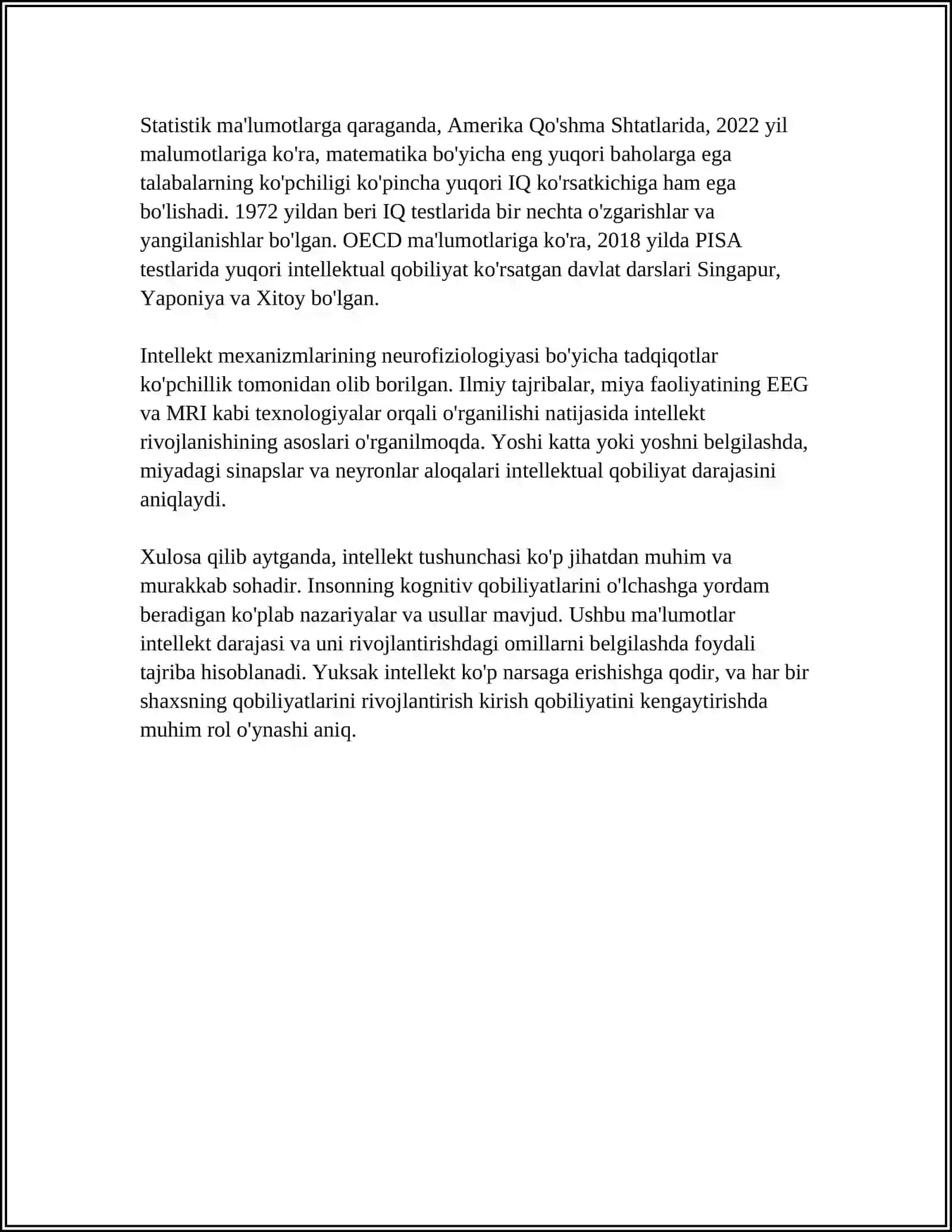 INTELLEKT VA KREATIVLIK NAZARIYALARI 4