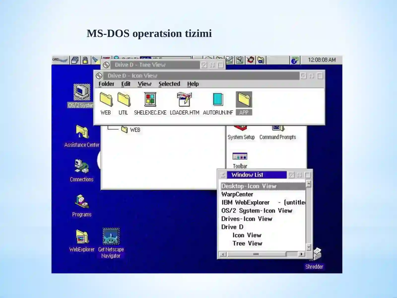Windowsoperatsiontizimi 4